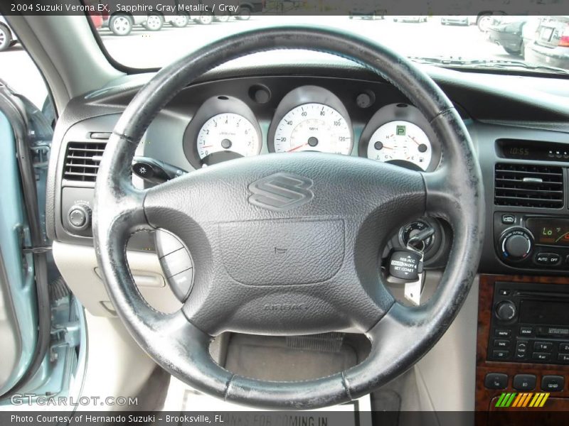 Sapphire Gray Metallic / Gray 2004 Suzuki Verona EX