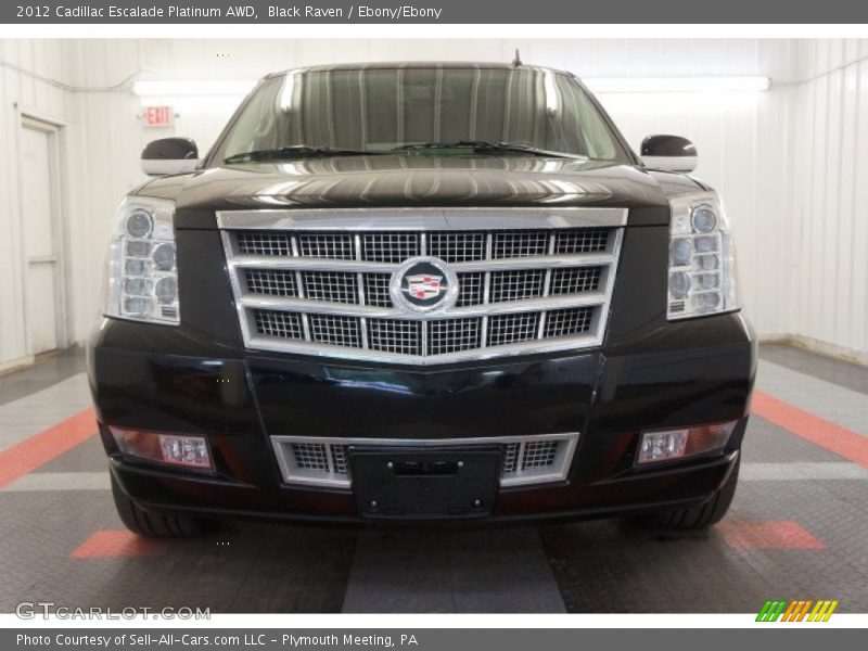 Black Raven / Ebony/Ebony 2012 Cadillac Escalade Platinum AWD