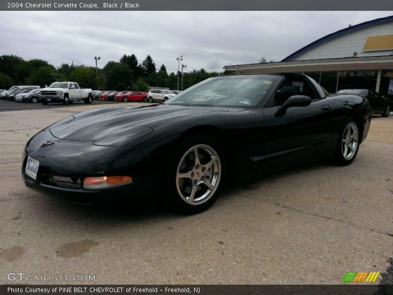 Black / Black 2004 Chevrolet Corvette Coupe