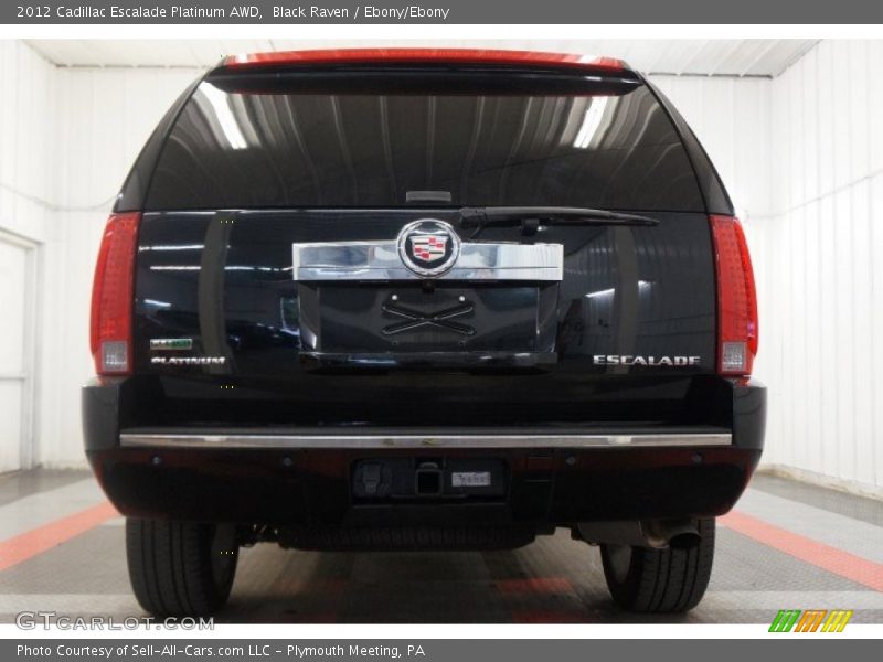 Black Raven / Ebony/Ebony 2012 Cadillac Escalade Platinum AWD