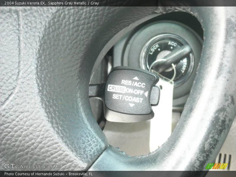 Sapphire Gray Metallic / Gray 2004 Suzuki Verona EX