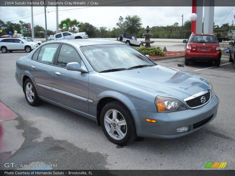 Sapphire Gray Metallic / Gray 2004 Suzuki Verona EX