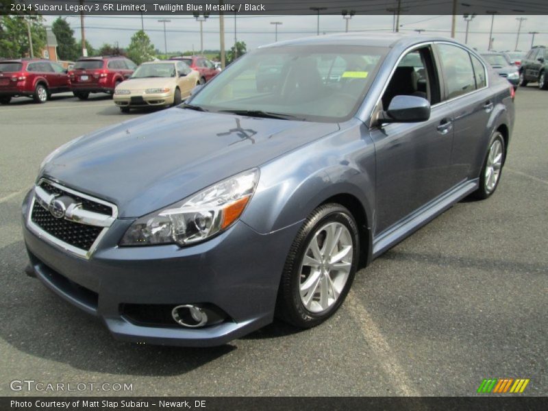 Twilight Blue Metallic / Black 2014 Subaru Legacy 3.6R Limited