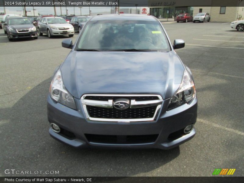 Twilight Blue Metallic / Black 2014 Subaru Legacy 3.6R Limited