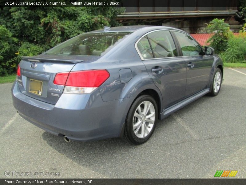 Twilight Blue Metallic / Black 2014 Subaru Legacy 3.6R Limited