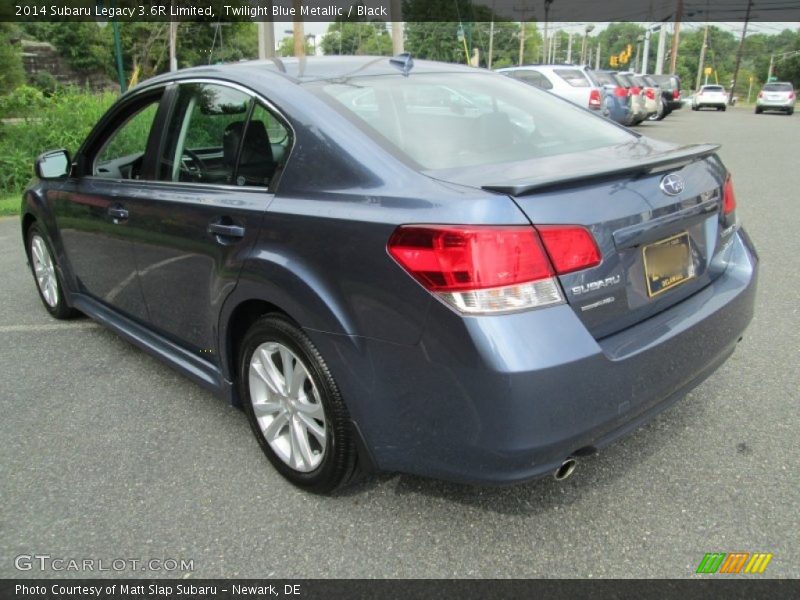 Twilight Blue Metallic / Black 2014 Subaru Legacy 3.6R Limited