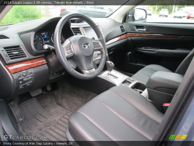 Twilight Blue Metallic / Black 2014 Subaru Legacy 3.6R Limited