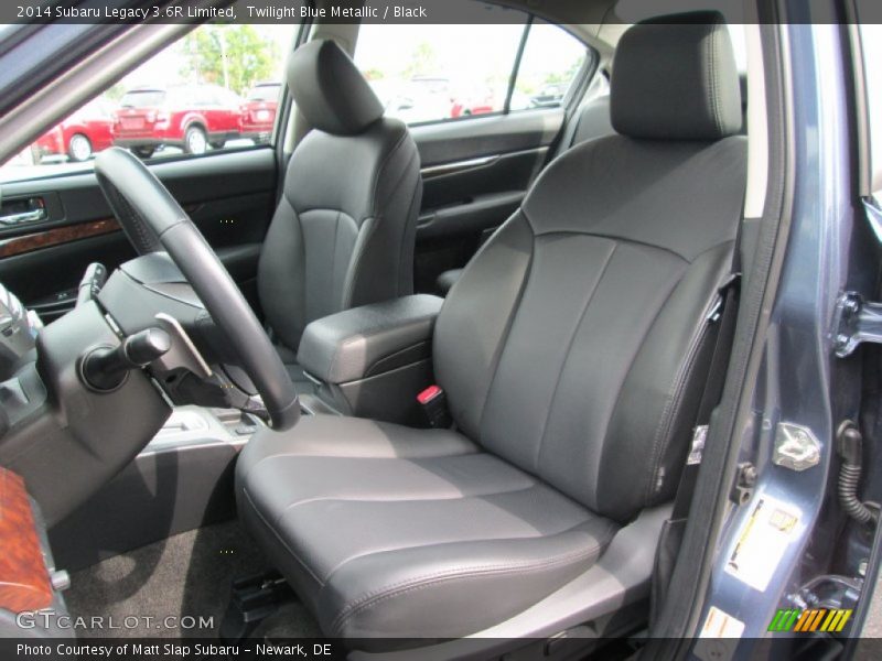 Twilight Blue Metallic / Black 2014 Subaru Legacy 3.6R Limited