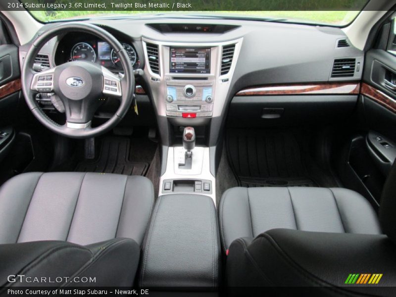 Twilight Blue Metallic / Black 2014 Subaru Legacy 3.6R Limited