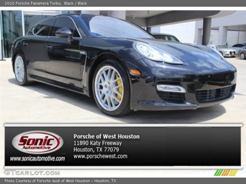 Black / Black 2010 Porsche Panamera Turbo