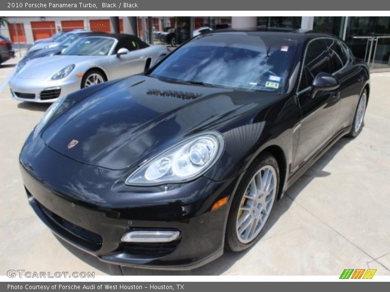 Black / Black 2010 Porsche Panamera Turbo