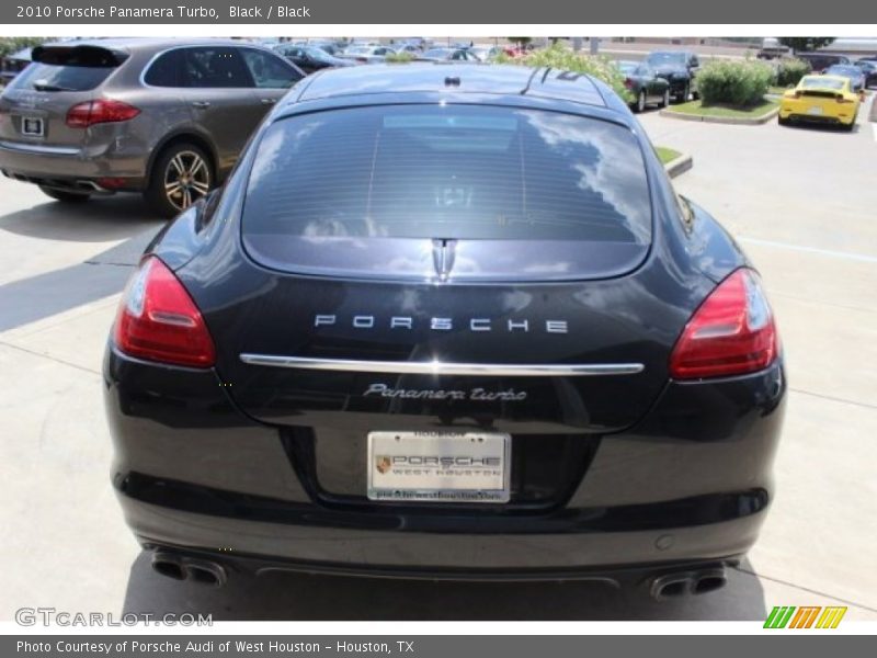 Black / Black 2010 Porsche Panamera Turbo