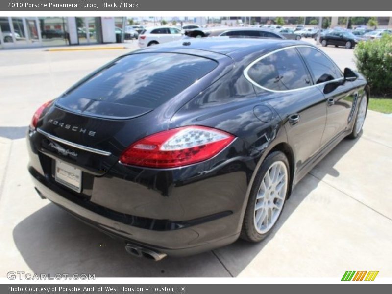 Black / Black 2010 Porsche Panamera Turbo