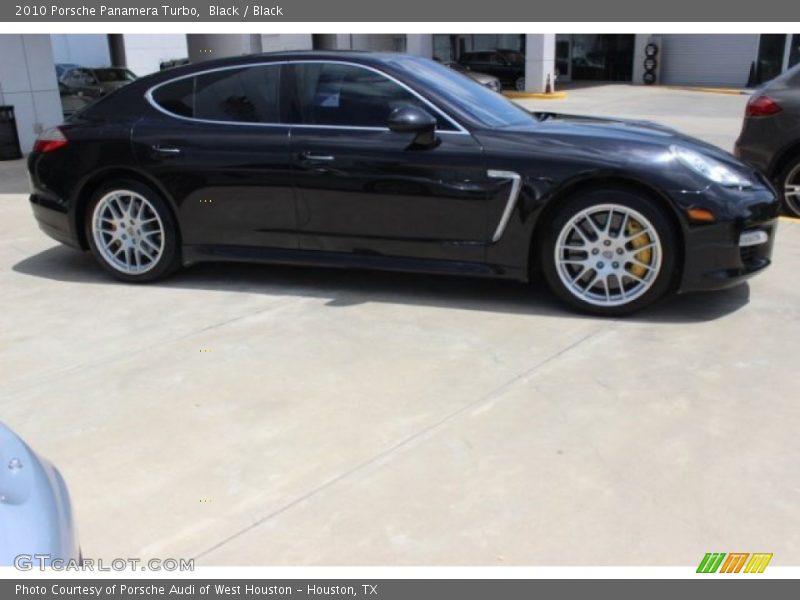 Black / Black 2010 Porsche Panamera Turbo