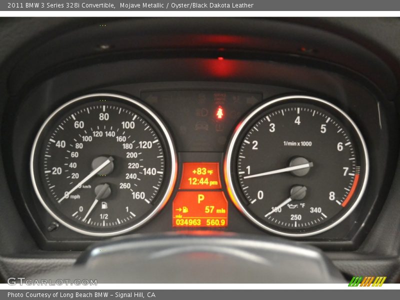 Mojave Metallic / Oyster/Black Dakota Leather 2011 BMW 3 Series 328i Convertible
