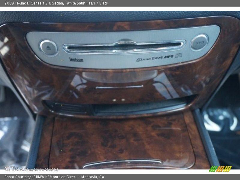 White Satin Pearl / Black 2009 Hyundai Genesis 3.8 Sedan