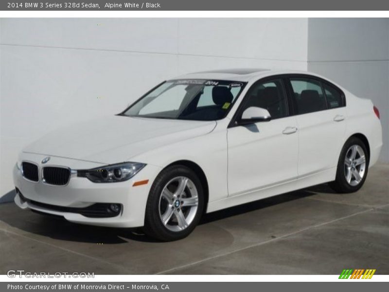 Alpine White / Black 2014 BMW 3 Series 328d Sedan