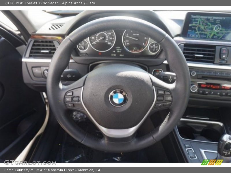 Alpine White / Black 2014 BMW 3 Series 328d Sedan