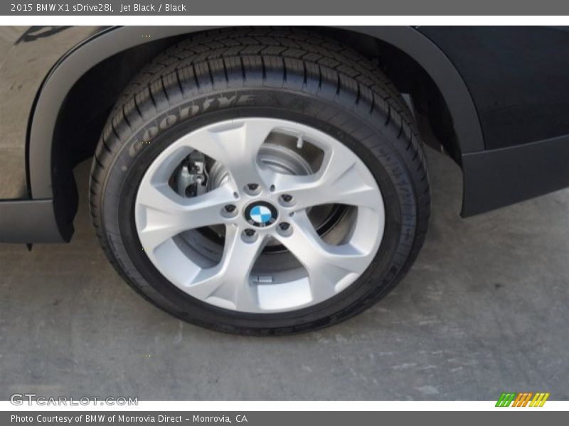Jet Black / Black 2015 BMW X1 sDrive28i