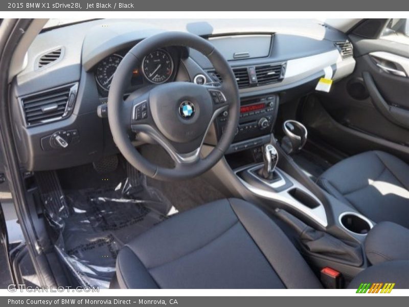 Jet Black / Black 2015 BMW X1 sDrive28i