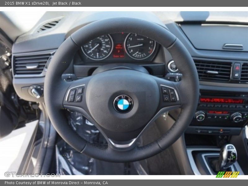 Jet Black / Black 2015 BMW X1 sDrive28i