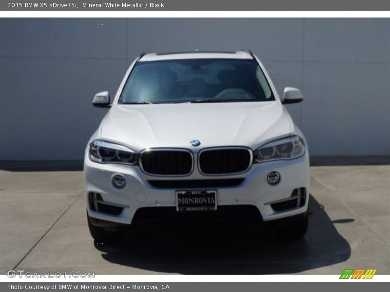Mineral White Metallic / Black 2015 BMW X5 sDrive35i