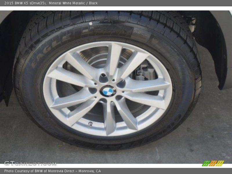 Mineral White Metallic / Black 2015 BMW X5 sDrive35i