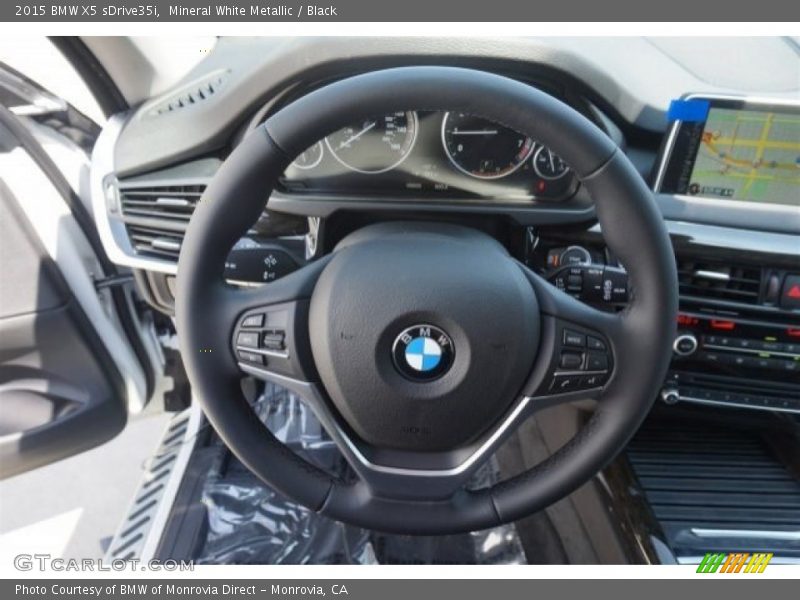 Mineral White Metallic / Black 2015 BMW X5 sDrive35i