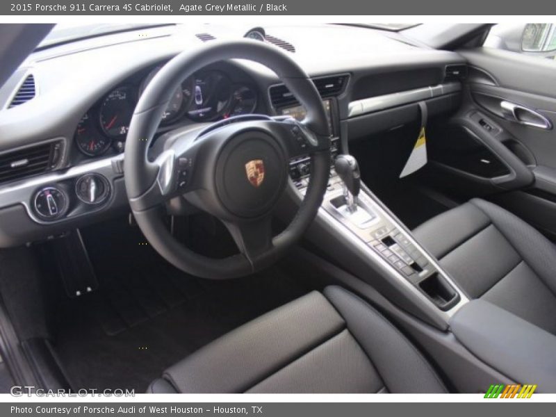 Black Interior - 2015 911 Carrera 4S Cabriolet 