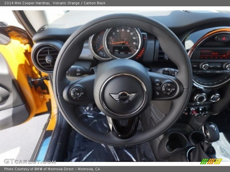 Volcanic Orange / Carbon Black 2014 Mini Cooper Hardtop