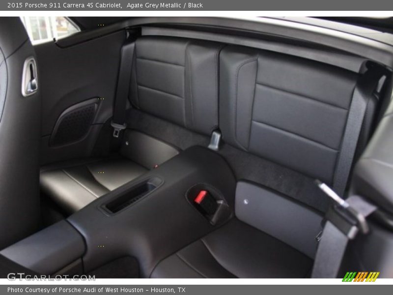 Rear Seat of 2015 911 Carrera 4S Cabriolet