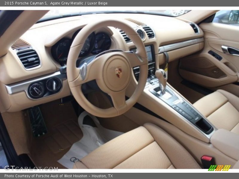  2015 Cayman S Luxor Beige Interior