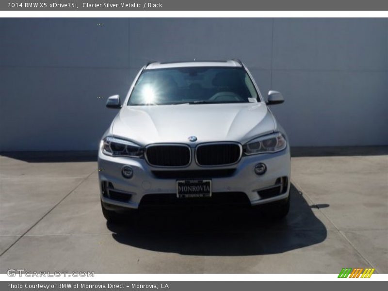 Glacier Silver Metallic / Black 2014 BMW X5 xDrive35i
