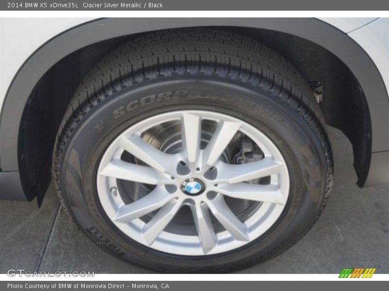 Glacier Silver Metallic / Black 2014 BMW X5 xDrive35i