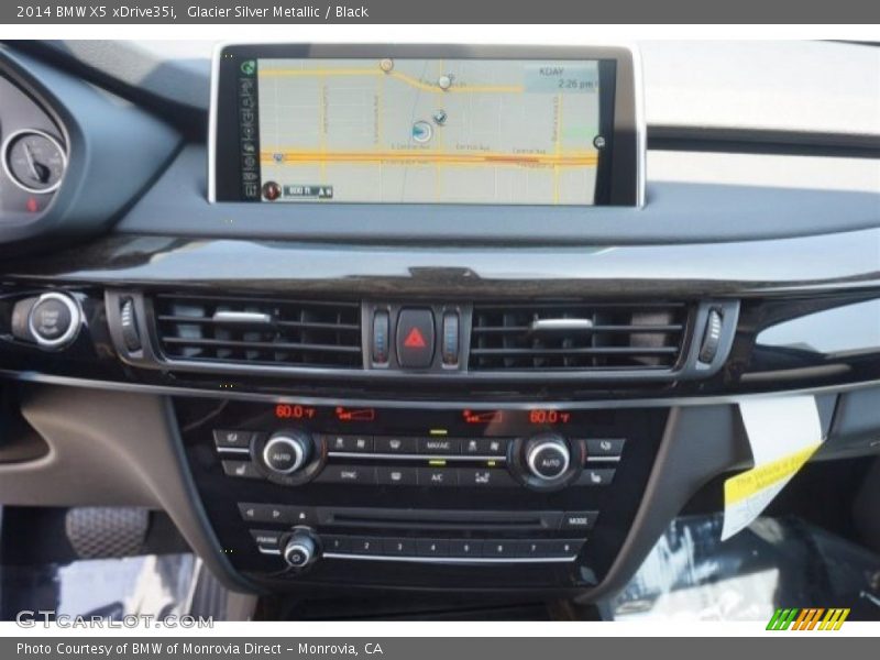 Glacier Silver Metallic / Black 2014 BMW X5 xDrive35i