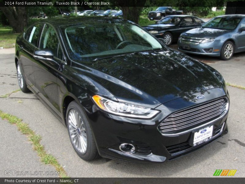 Tuxedo Black / Charcoal Black 2014 Ford Fusion Titanium