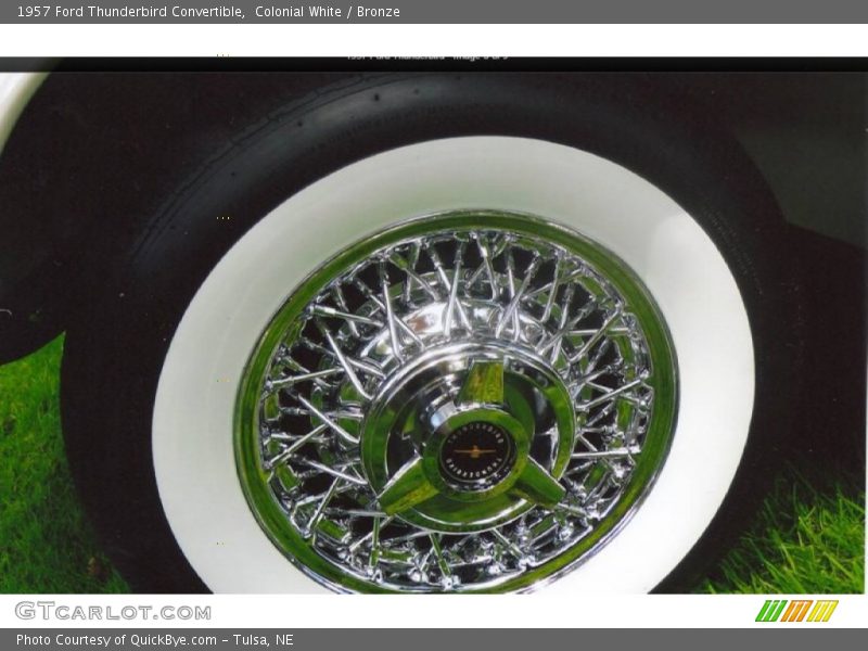 Colonial White / Bronze 1957 Ford Thunderbird Convertible
