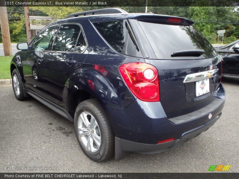 Blue Velvet Metallic / Jet Black 2015 Chevrolet Equinox LT
