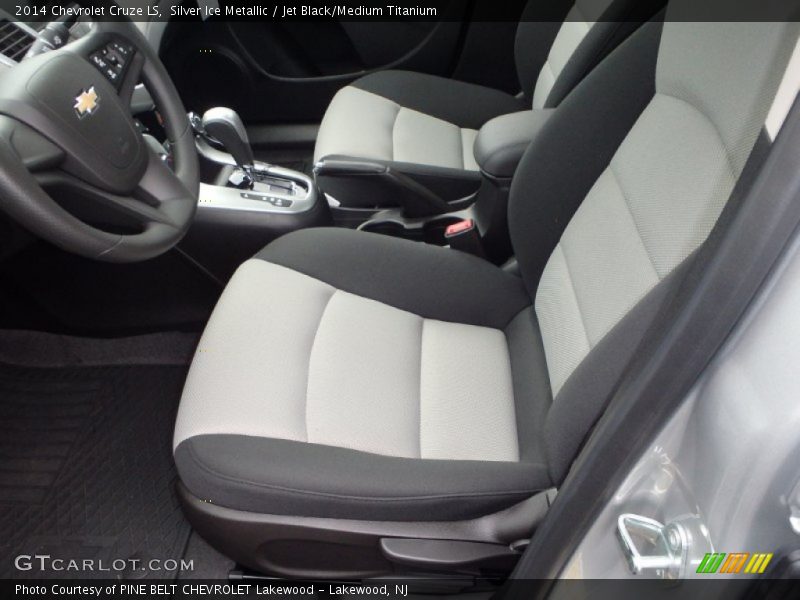 Silver Ice Metallic / Jet Black/Medium Titanium 2014 Chevrolet Cruze LS