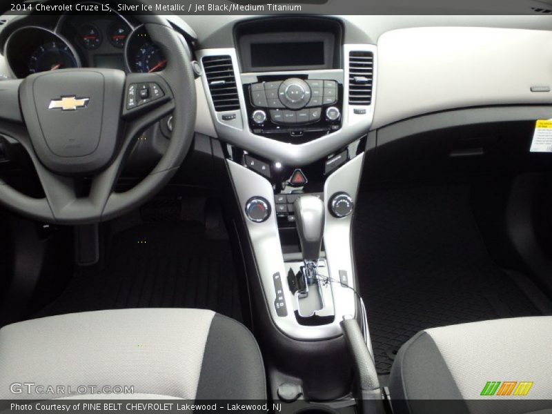 Silver Ice Metallic / Jet Black/Medium Titanium 2014 Chevrolet Cruze LS