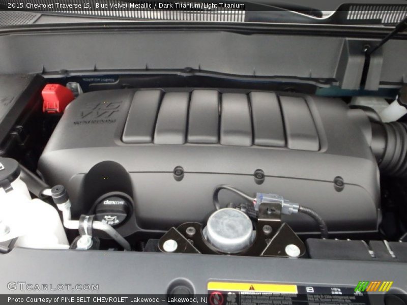 Blue Velvet Metallic / Dark Titanium/Light Titanium 2015 Chevrolet Traverse LS