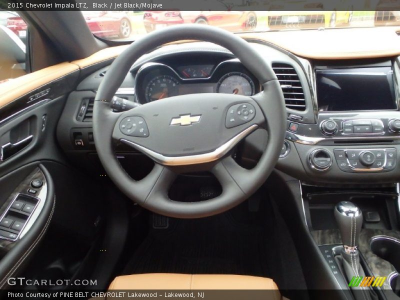 Black / Jet Black/Mojave 2015 Chevrolet Impala LTZ