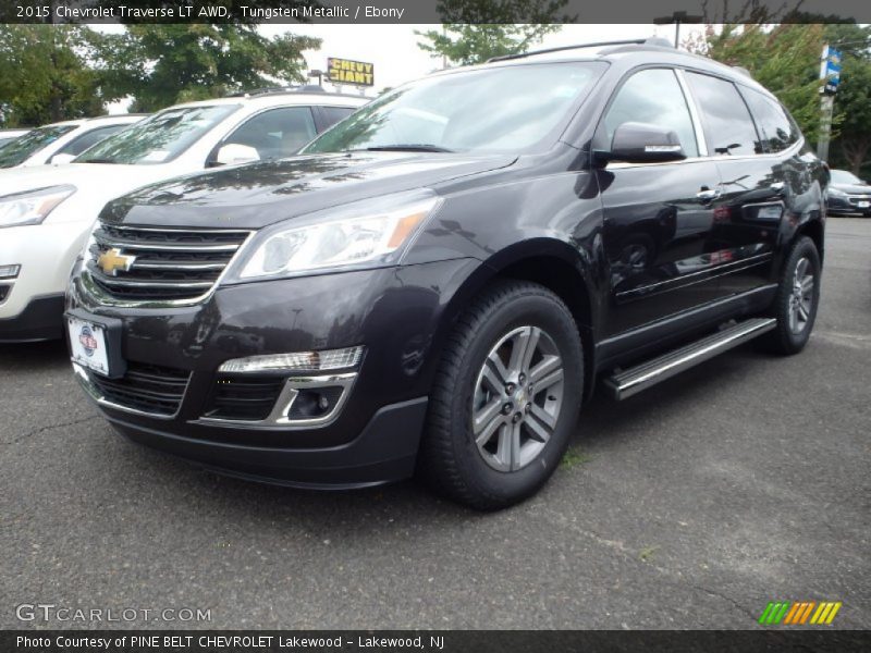 Tungsten Metallic / Ebony 2015 Chevrolet Traverse LT AWD