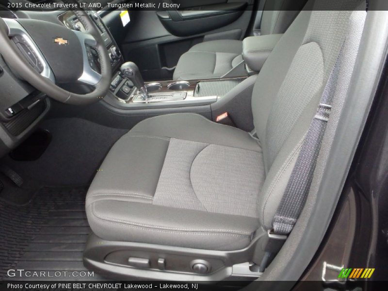Tungsten Metallic / Ebony 2015 Chevrolet Traverse LT AWD