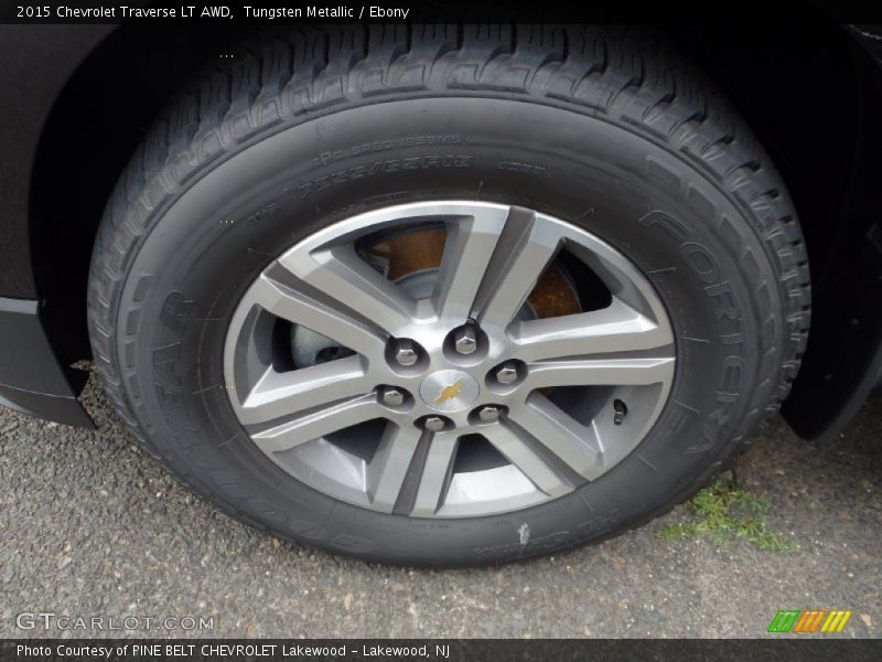 Tungsten Metallic / Ebony 2015 Chevrolet Traverse LT AWD