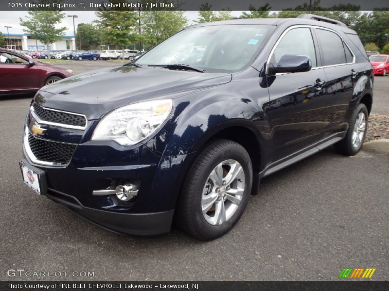 Blue Velvet Metallic / Jet Black 2015 Chevrolet Equinox LT