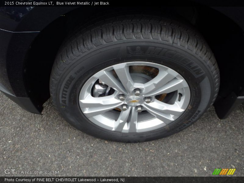 Blue Velvet Metallic / Jet Black 2015 Chevrolet Equinox LT