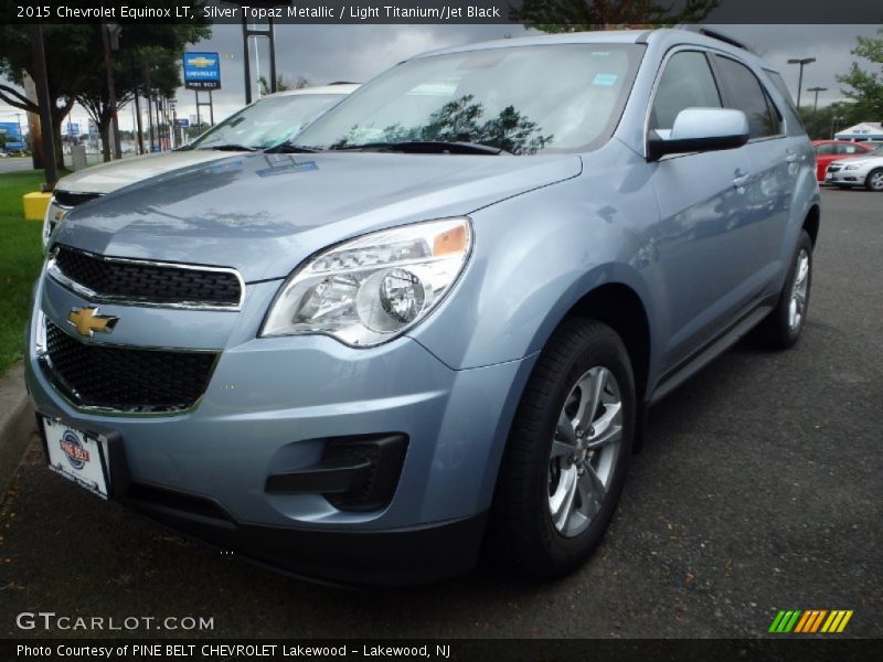 Silver Topaz Metallic / Light Titanium/Jet Black 2015 Chevrolet Equinox LT