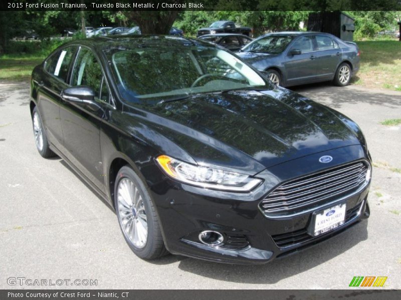 Tuxedo Black Metallic / Charcoal Black 2015 Ford Fusion Titanium