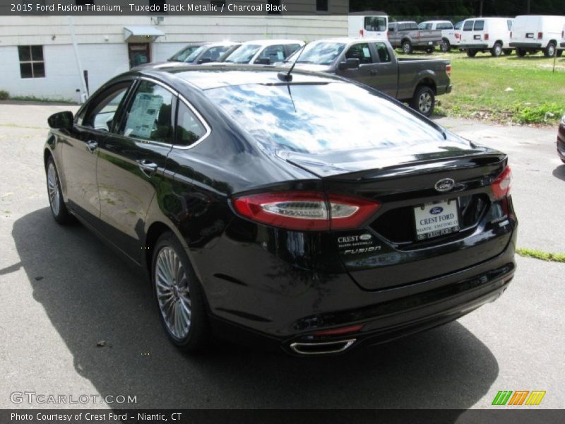 Tuxedo Black Metallic / Charcoal Black 2015 Ford Fusion Titanium